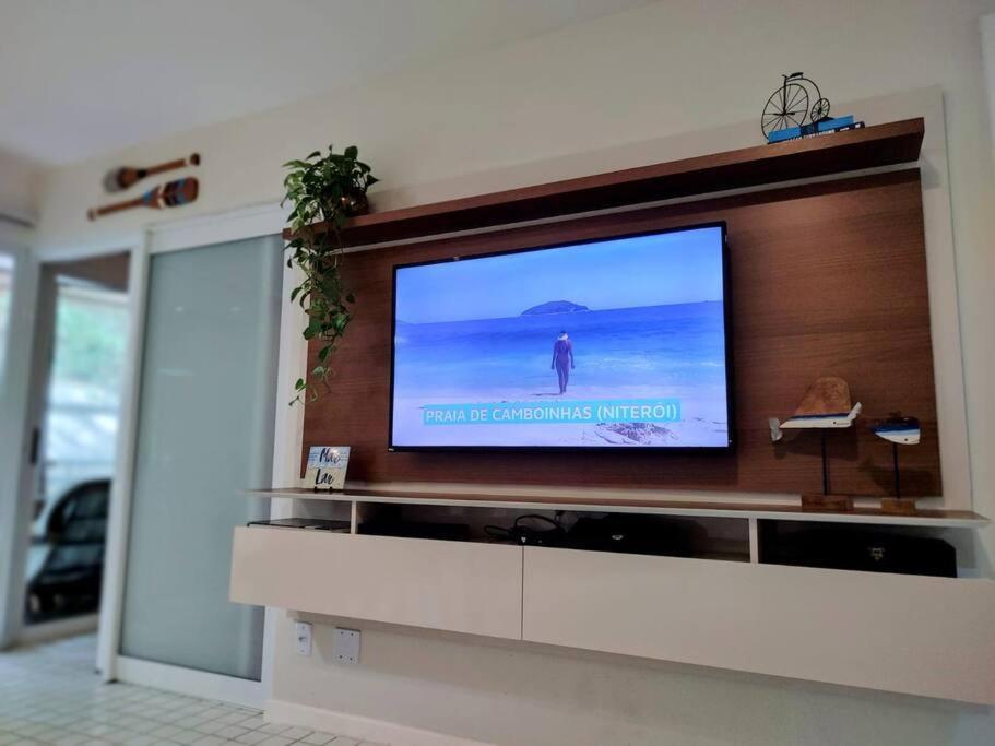 Apto Pe Na Areia Condominio Oceanside Camboinhas 니테로이 외부 사진